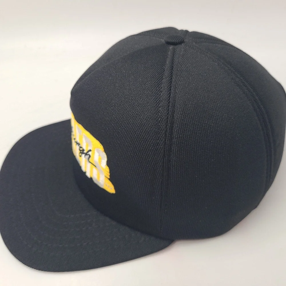Vintage Pittsburgh Steelers Hat Snapback New Era Black Yellow NFL Foam USA Men